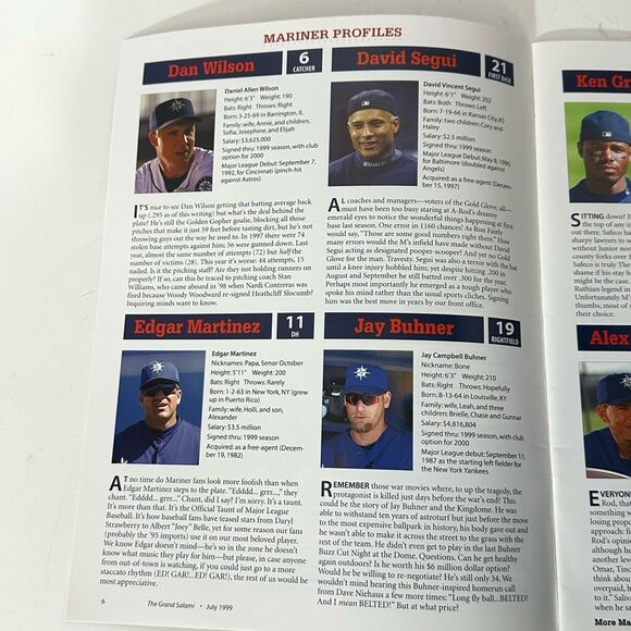 Seattle Mariners Safeco Field Official Programs/ Inaugural Programs Lot of 4 mag - Picture 10 of 11